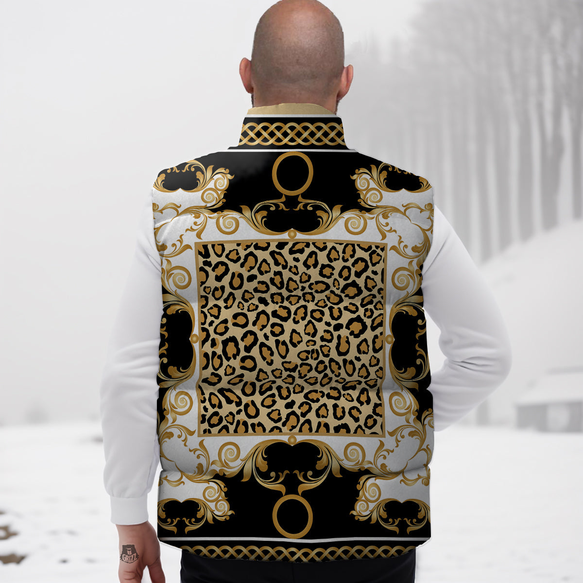 Mushroom Red Dot Print Pattern Down Vest-grizzshop