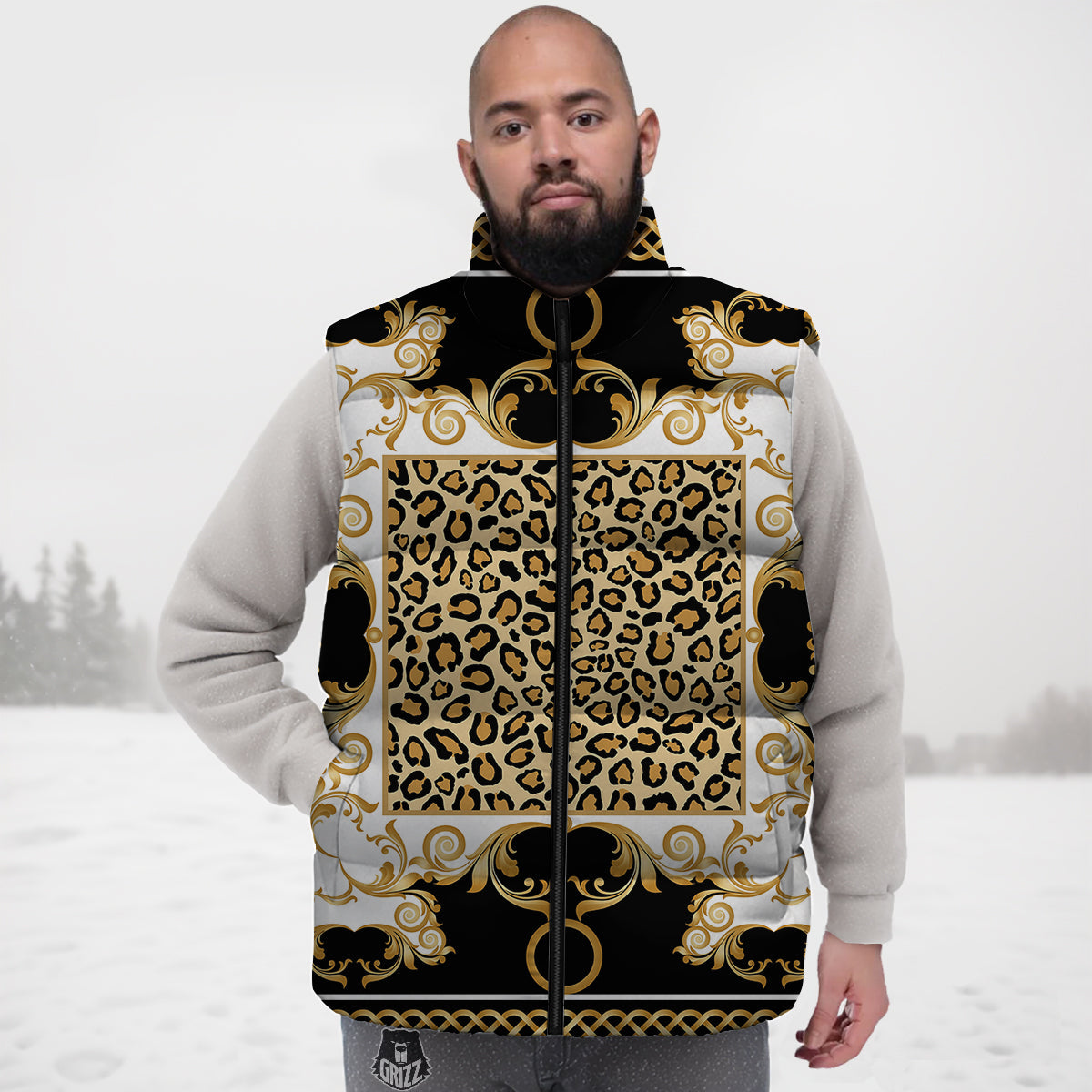 Mushroom Red Dot Print Pattern Down Vest-grizzshop