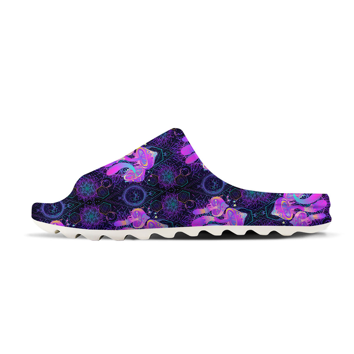 Mushroom Psychedelic Print Pattern Sandals-grizzshop