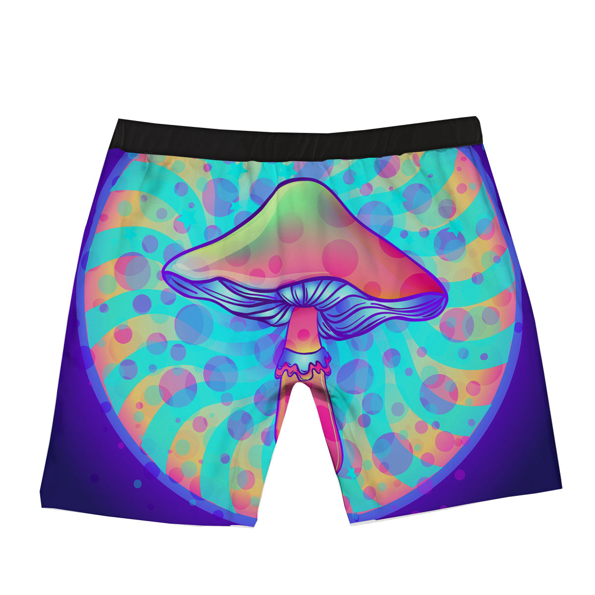 Mushrooms Psychedelic Print Boxer Briefs-grizzshop