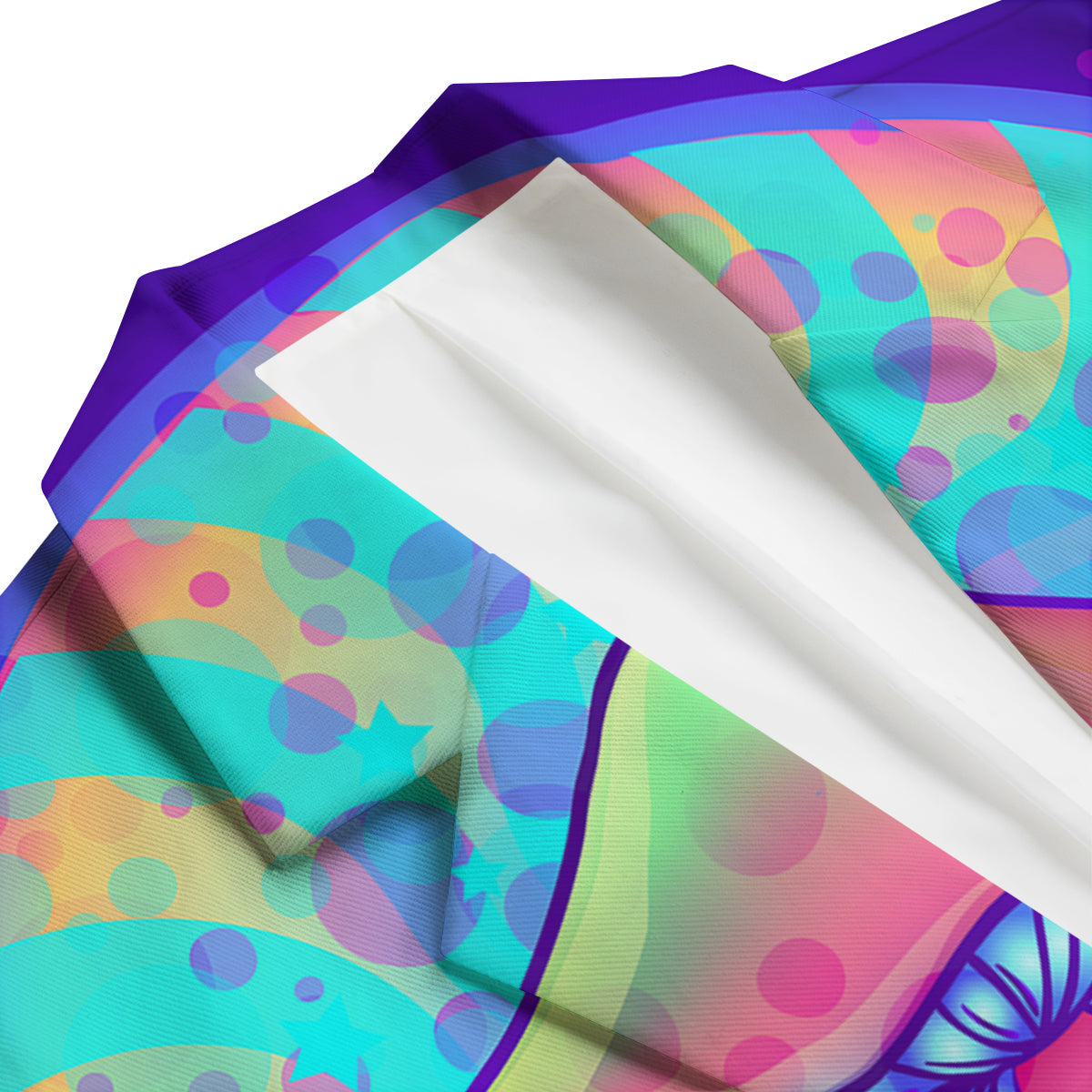 Mushrooms Psychedelic Print Men's Blazer-grizzshop