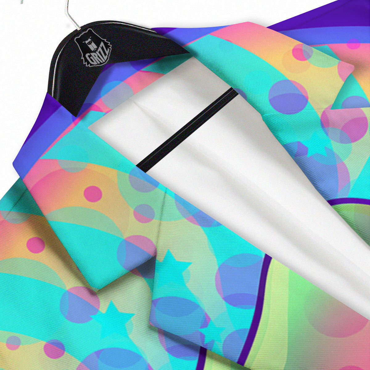 Mushrooms Psychedelic Print Men's Sport Coat-grizzshop