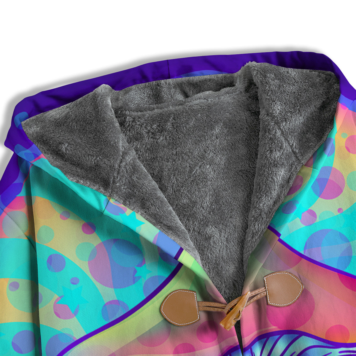Mushrooms Psychedelic Print Men's Windbreaker Jacket-grizzshop