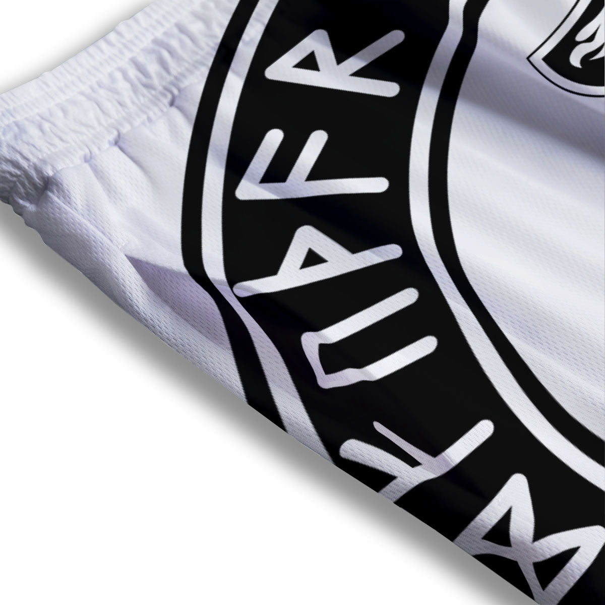 Mythology Mjolnir Norse Print Mesh Shorts