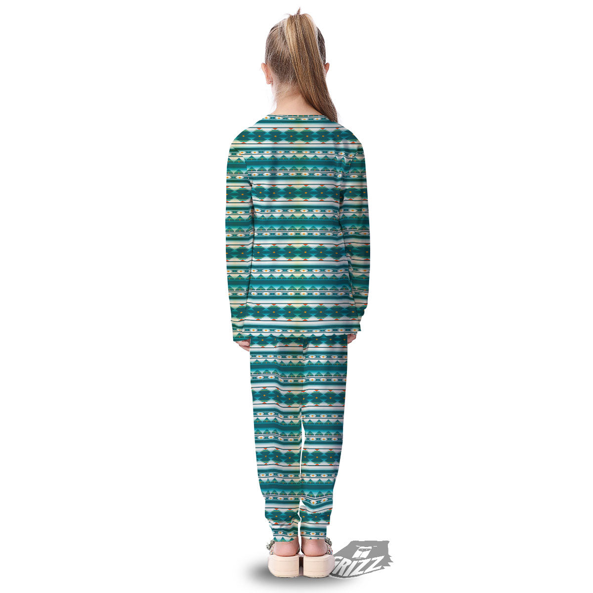 Native American Ethnic Print Pattern Kid's Pajamas-grizzshop