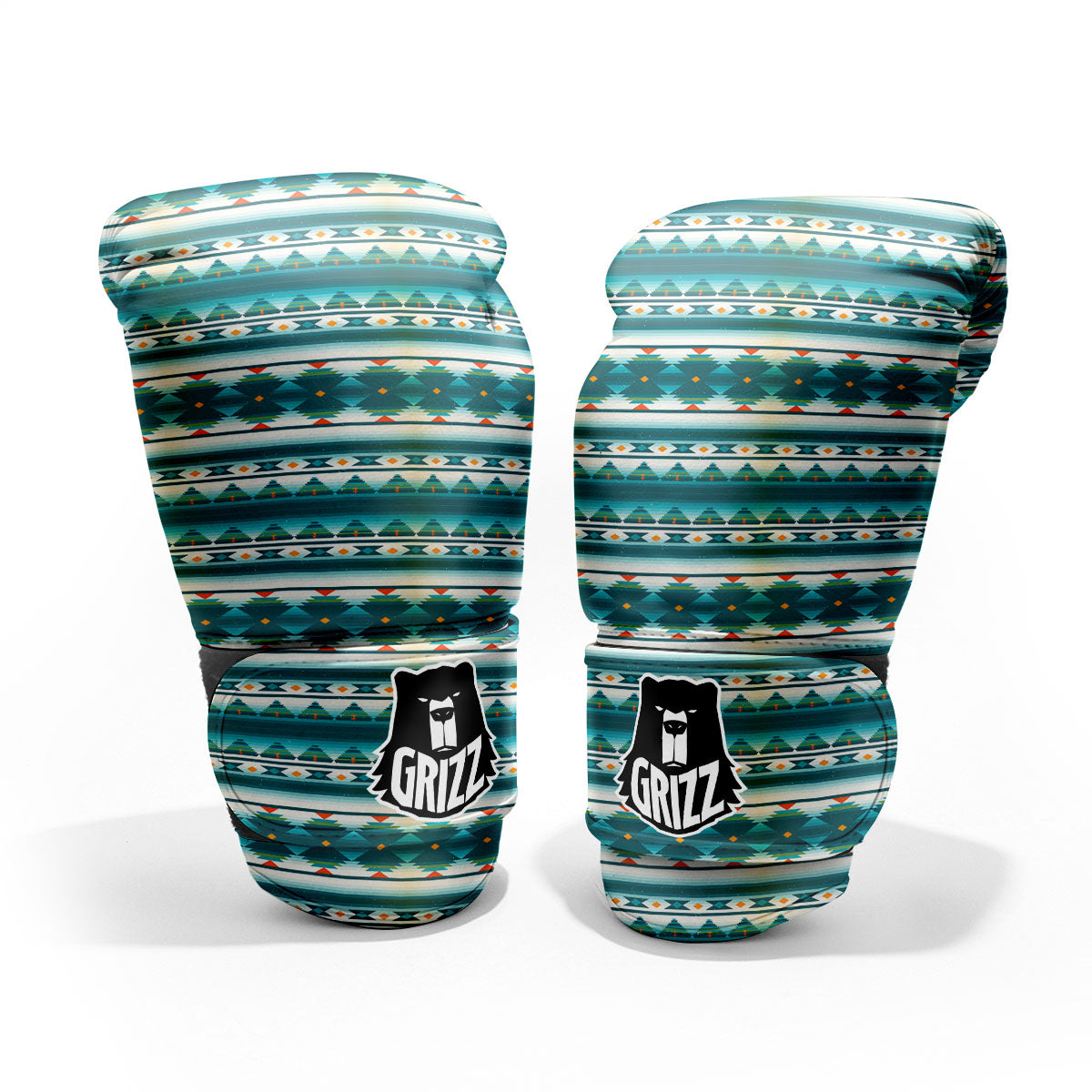 Native American Ethnic Print Pattern Pro Boxing Glove