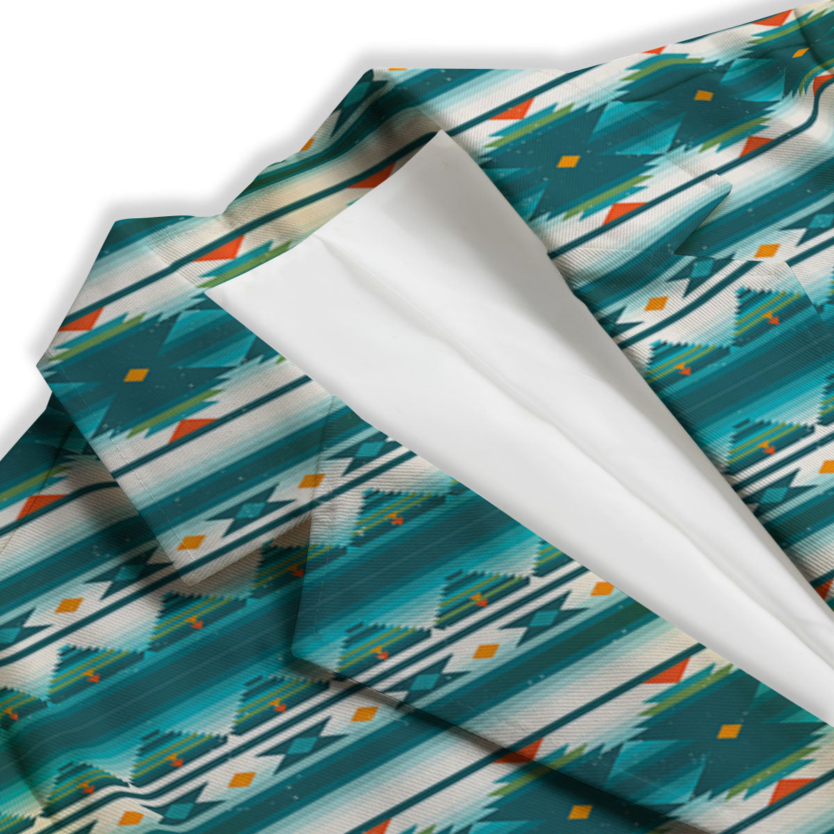 Native American Ethnic Print Pattern Women's Blazer-grizzshop