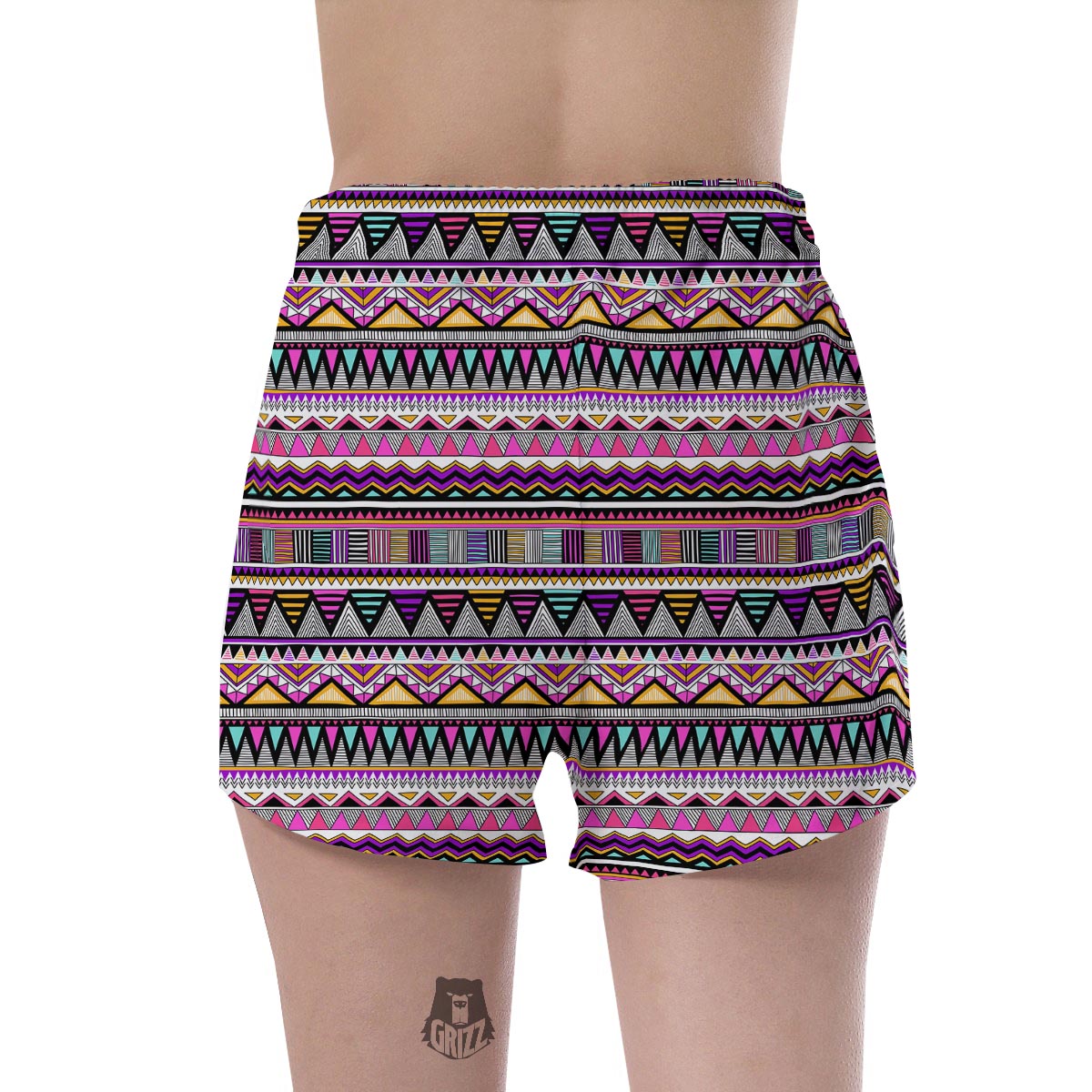 Native Aztec Women's Shorts-grizzshop