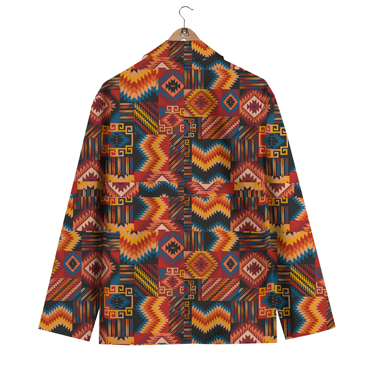 Native Pattern Pattern Men's Blazer-grizzshop