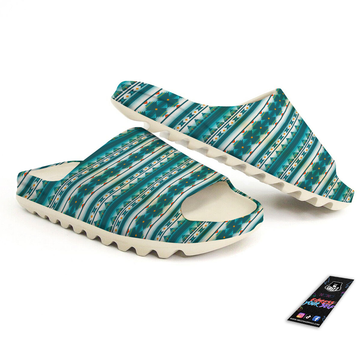 Native American Ethnic Print Pattern Sandals-grizzshop