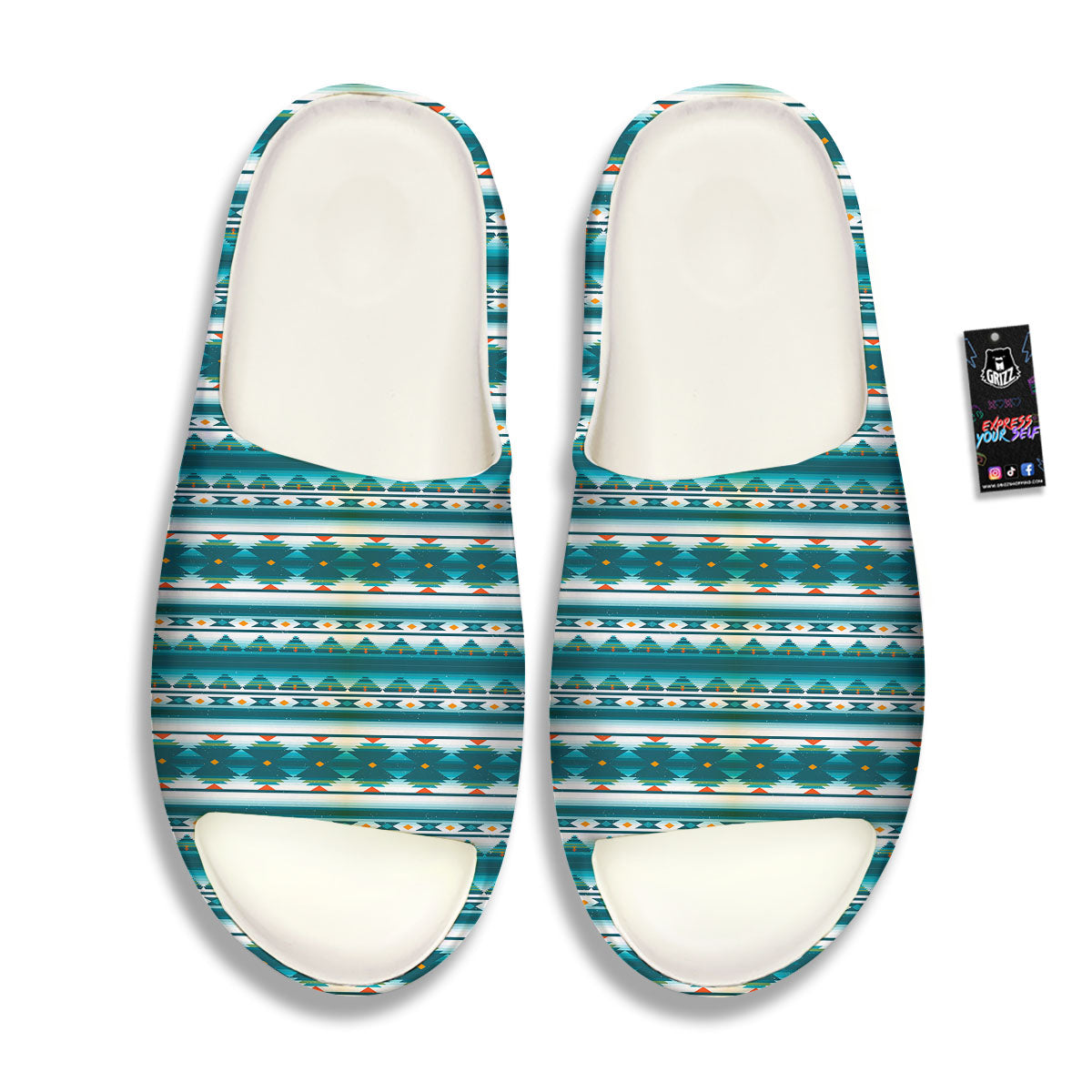 Native American Ethnic Print Pattern Sandals-grizzshop