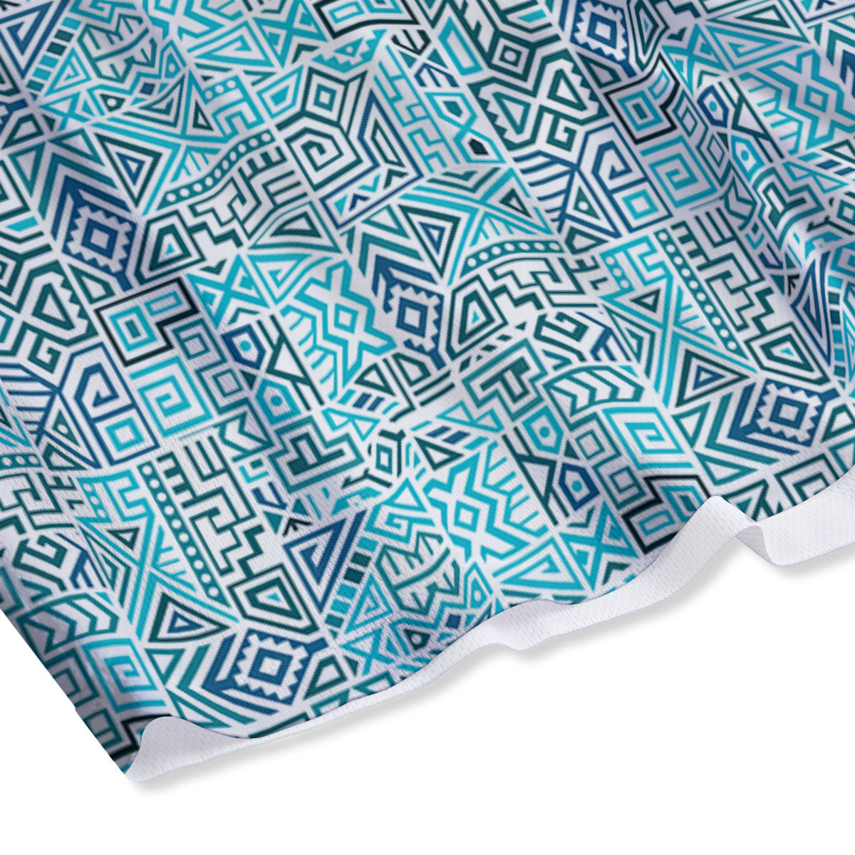 Orthodox Black And Gold Print Pattern Mesh Shorts