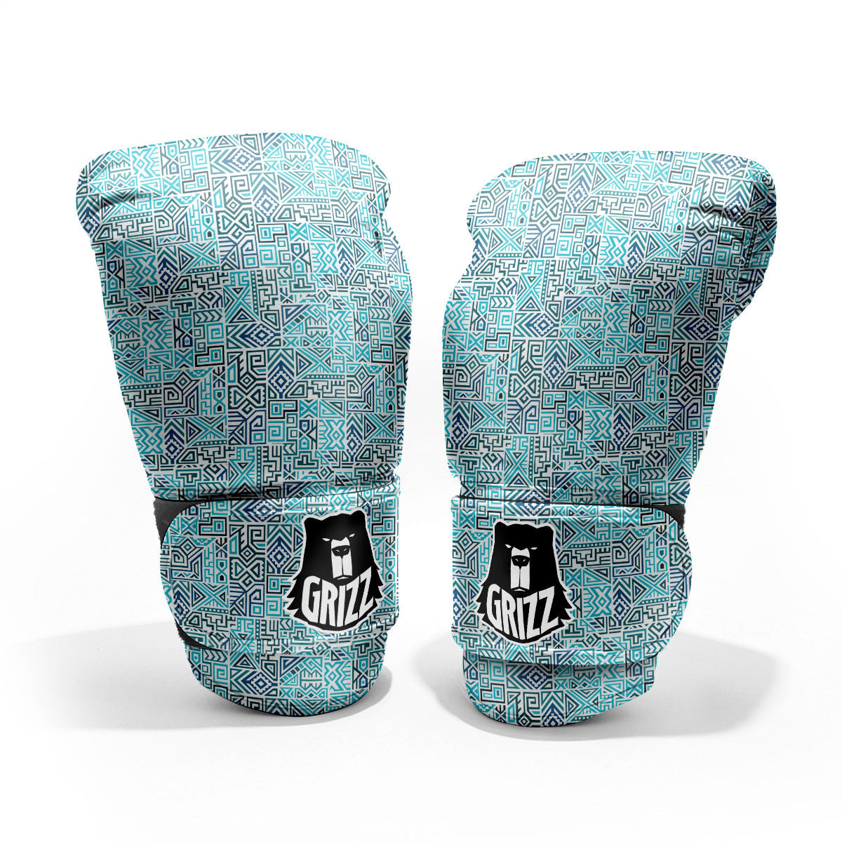 Navajo Ancient Geometric Print Pro Boxing Glove
