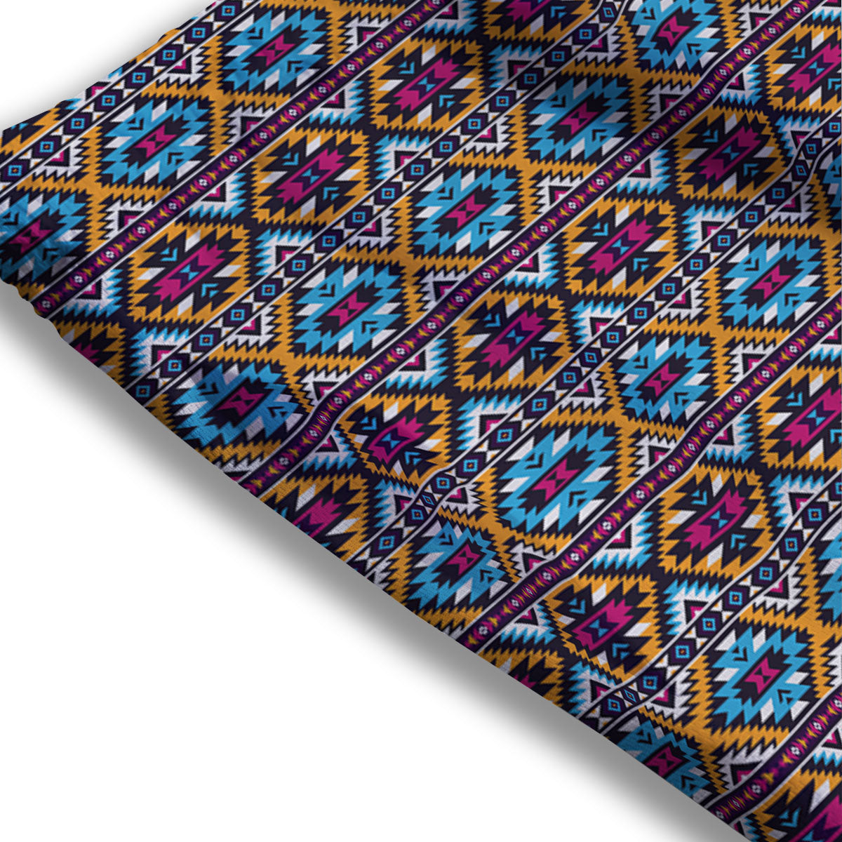 Navajo Geometric Ethnic Print Pattern Mesh Shorts