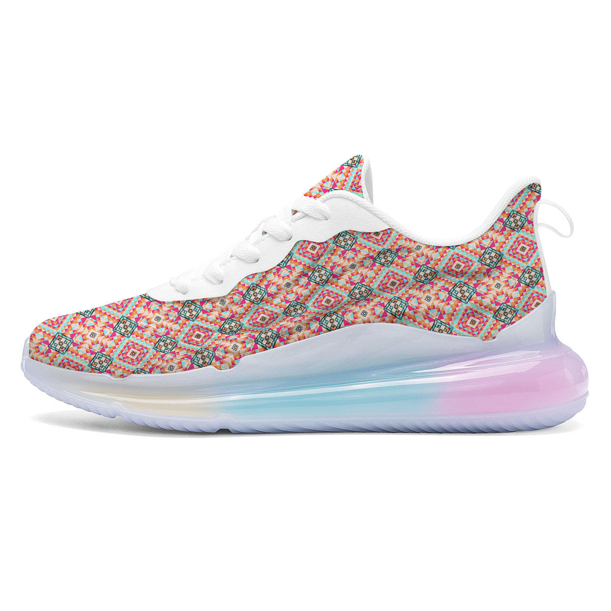 Navajo Geometric Native Print Running Sneakers-grizzshop