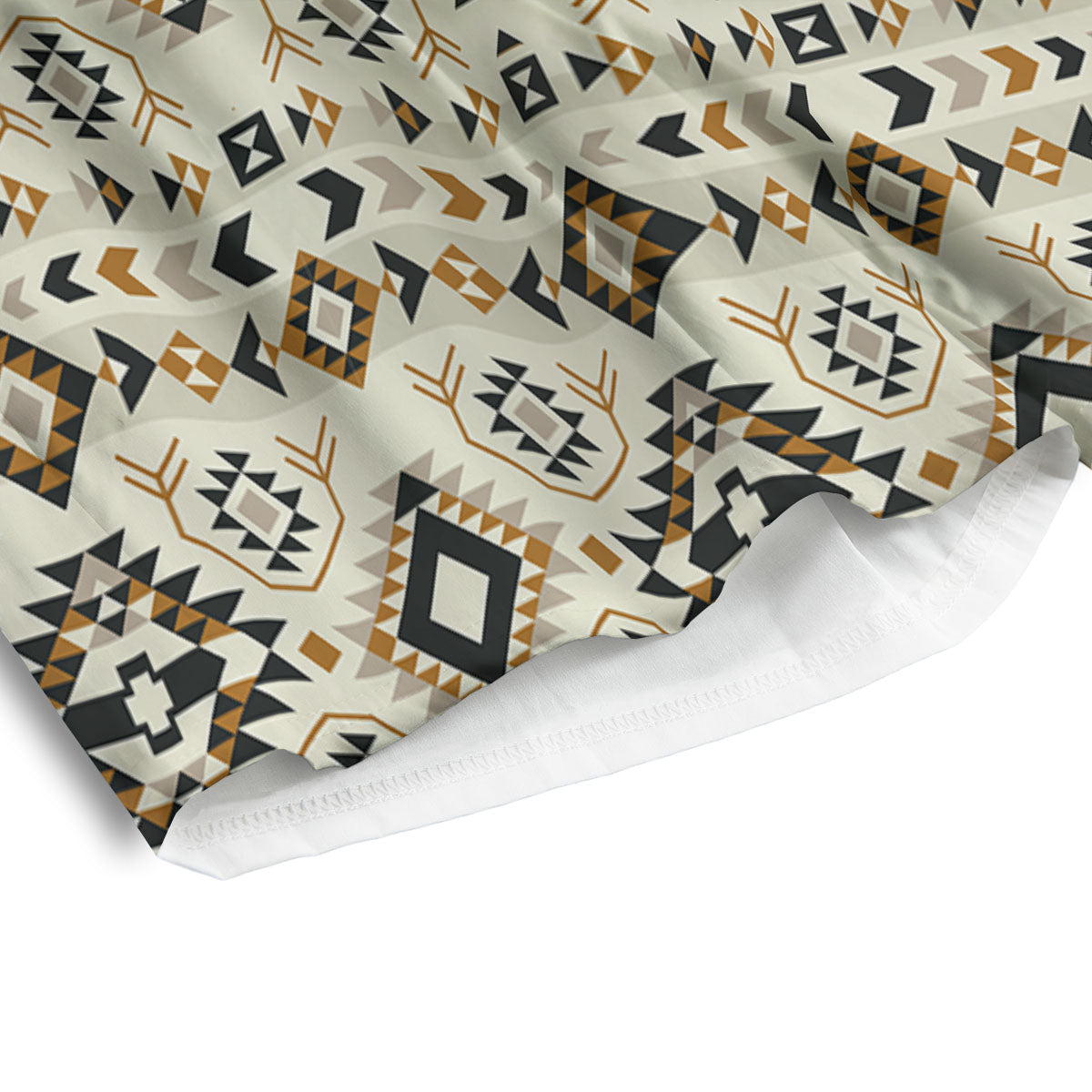 Pieces Leaf Watermelon Print Pattern Men's Athletic Shorts