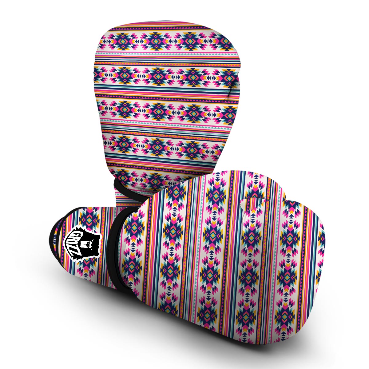 Navajo Native American Indians Aztec Tribal Print Boxing Gloves-grizzshop