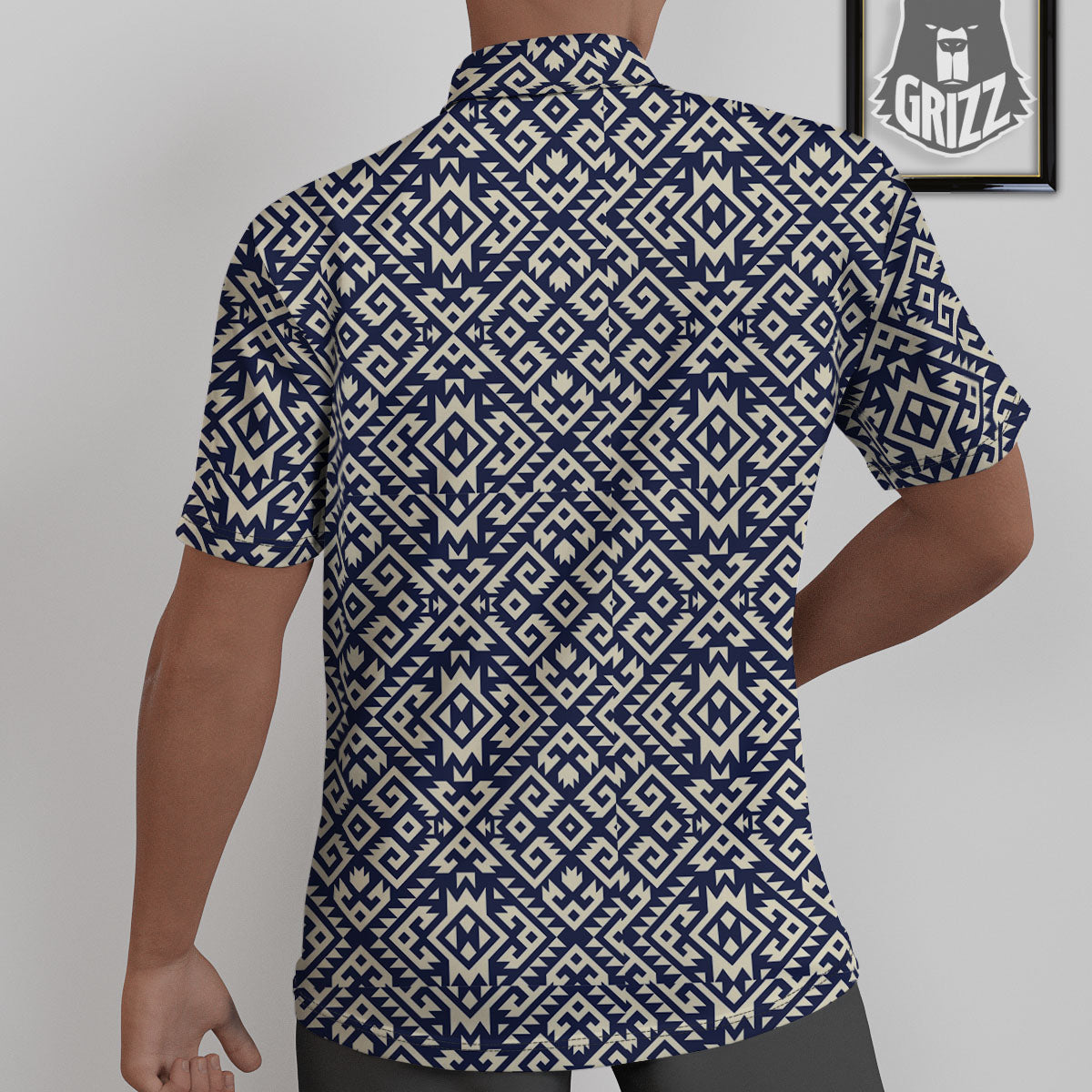 Navajo Native Indian Print Pattern Untucked Shirts-grizzshop