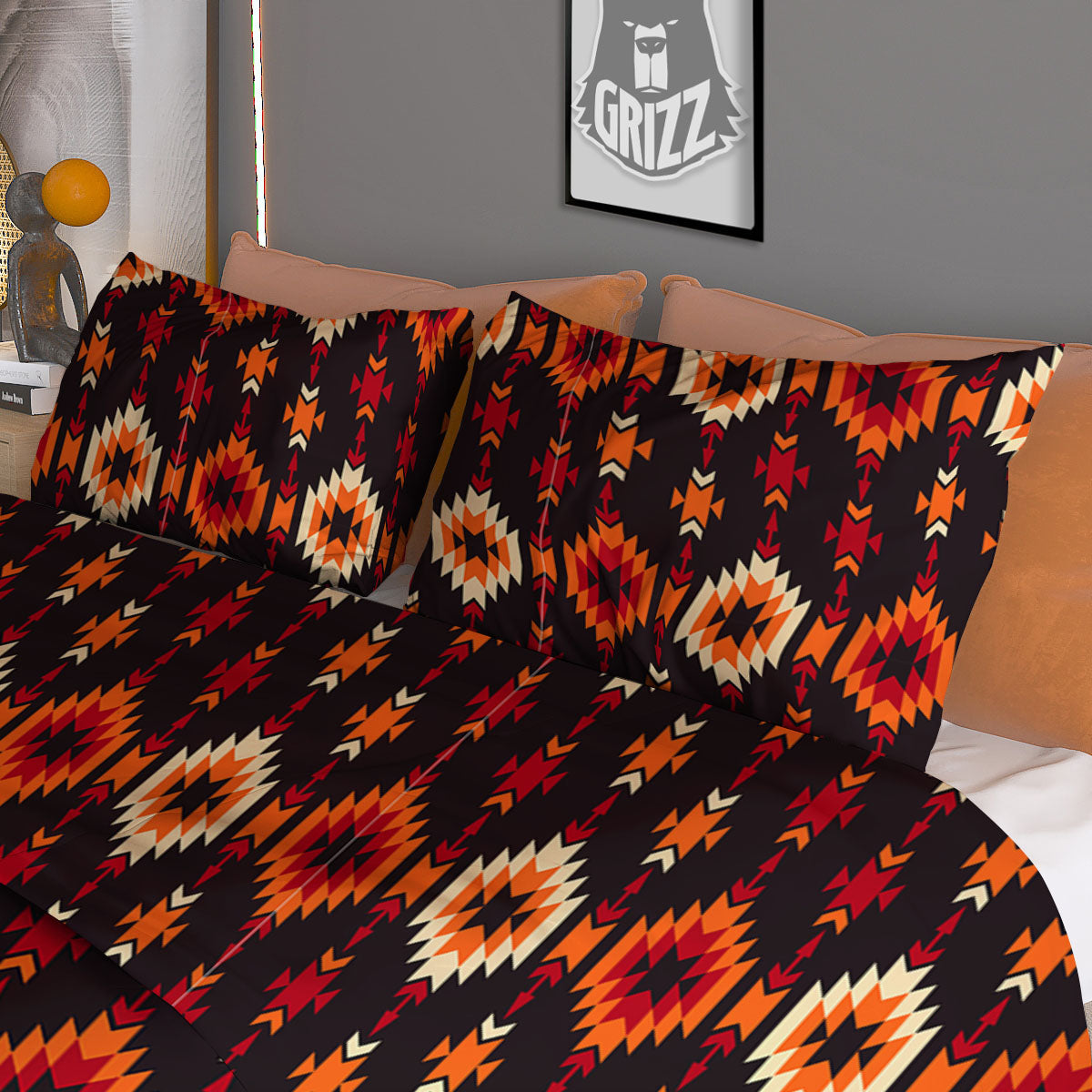 Navajo Native Pattern Duvet Cover Bedding Set