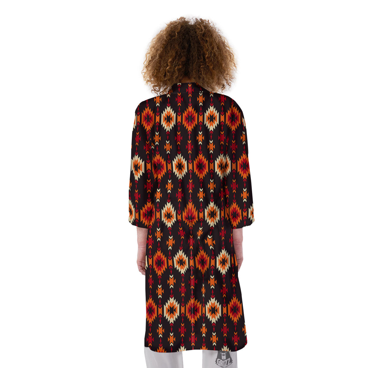 Navajo Native Pattern Kimono-grizzshop