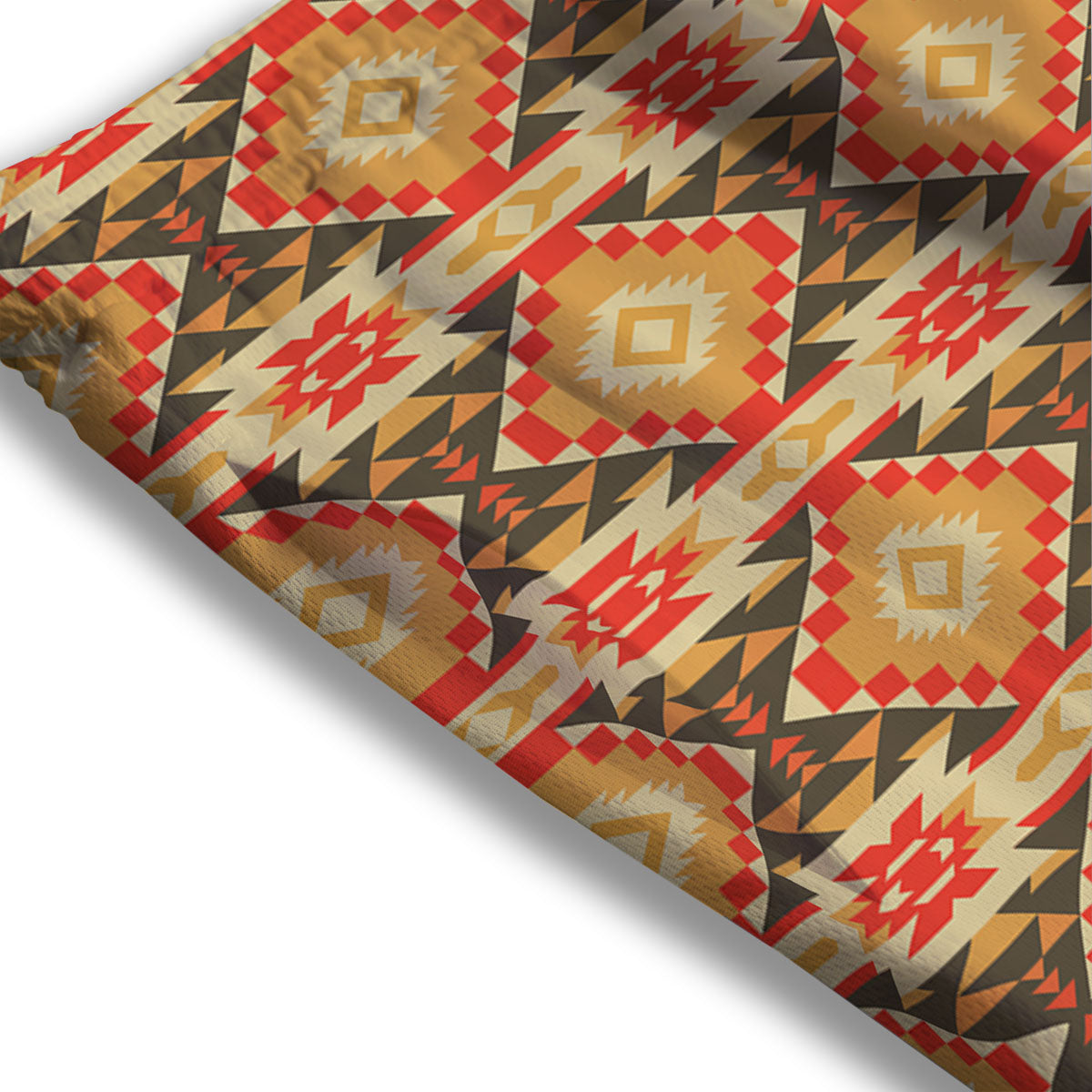 Navajo Native Print Pattern Mesh Shorts