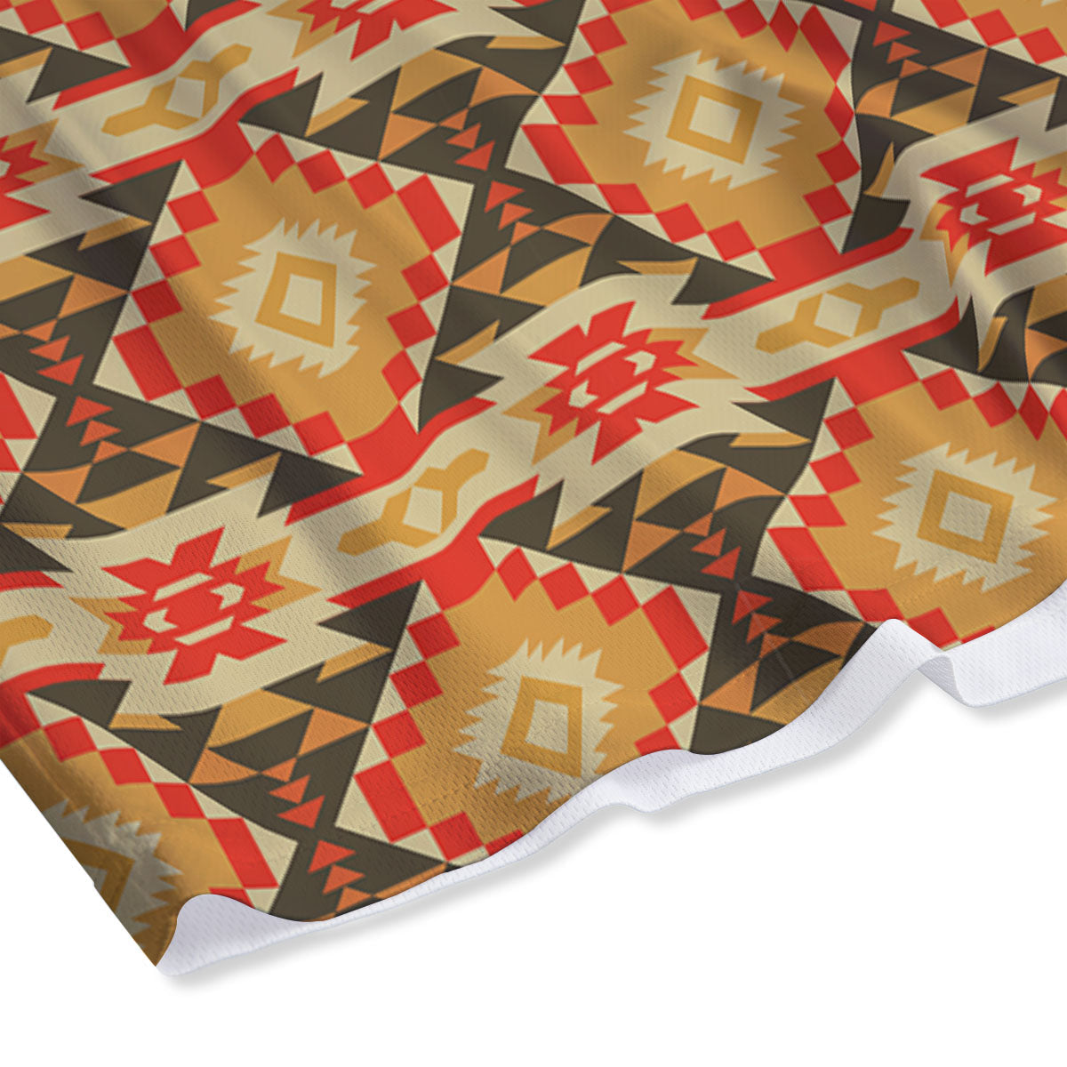 Navajo Native Print Pattern Mesh Shorts