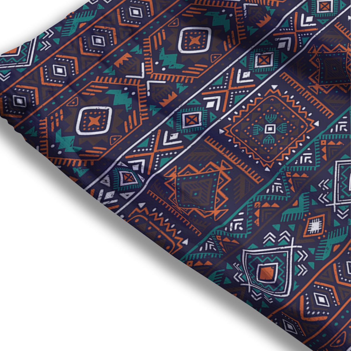 Navajo Retro Tribal Print Pattern Mesh Shorts