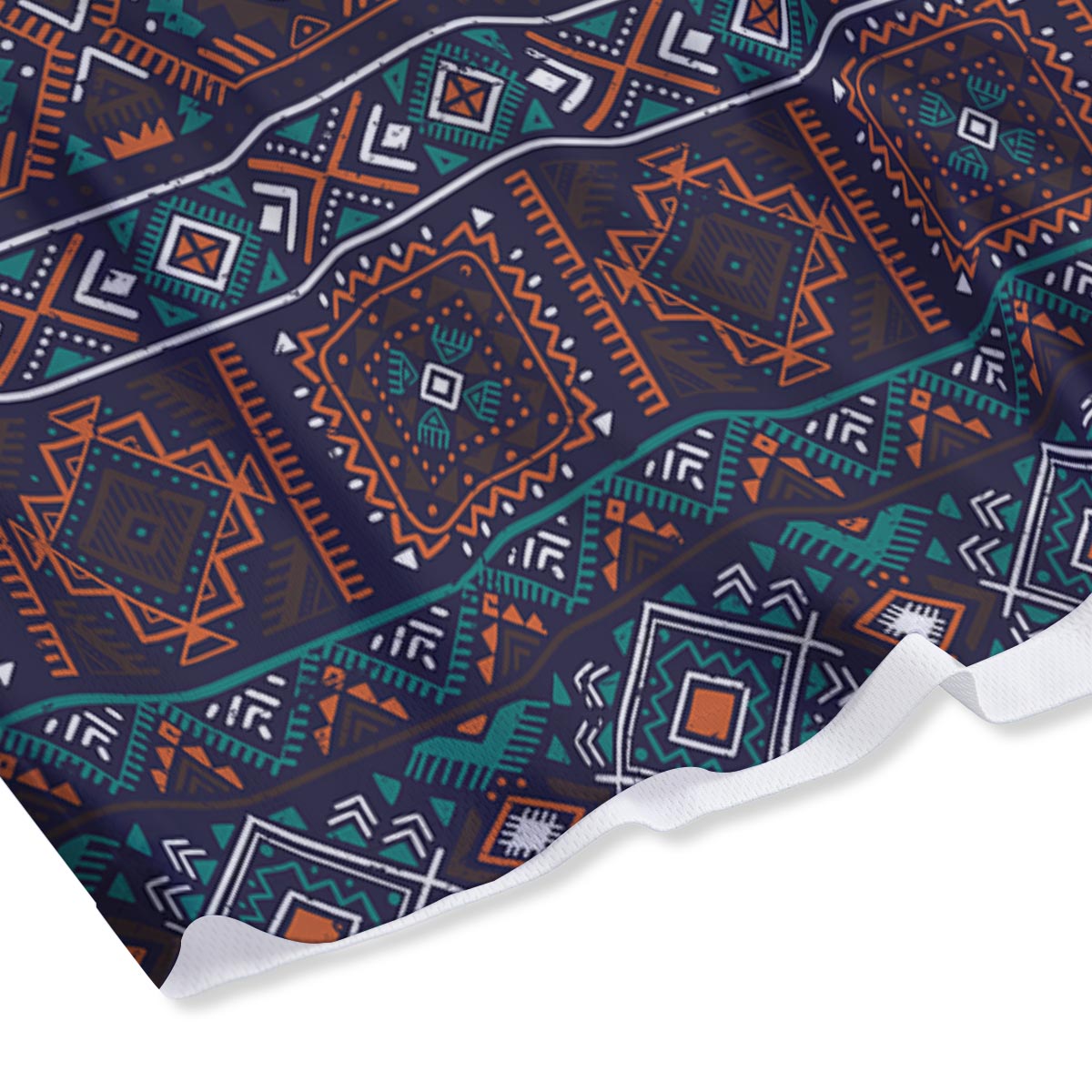 Navajo Retro Tribal Print Pattern Mesh Shorts