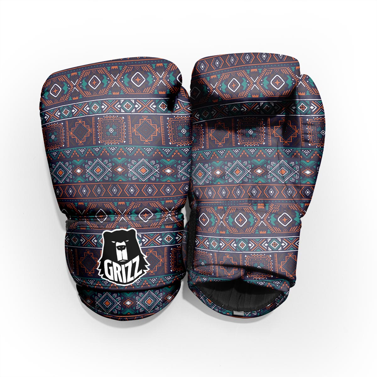 Navajo Retro Tribal Print Pattern Pro Boxing Glove