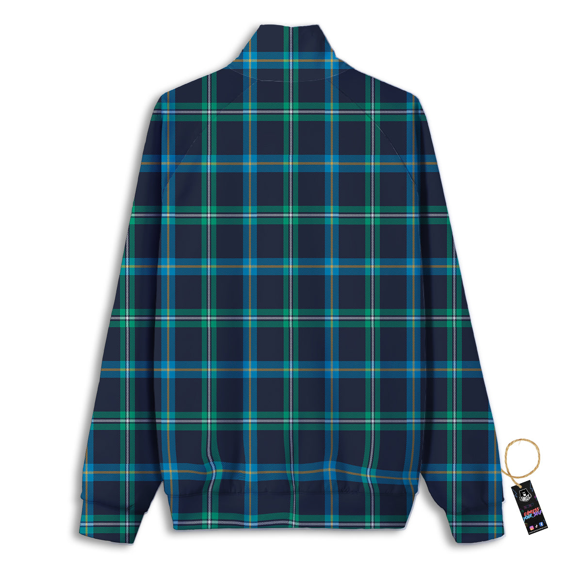 Navajo Retro Tribal Print Pattern Track Jacket-grizzshop