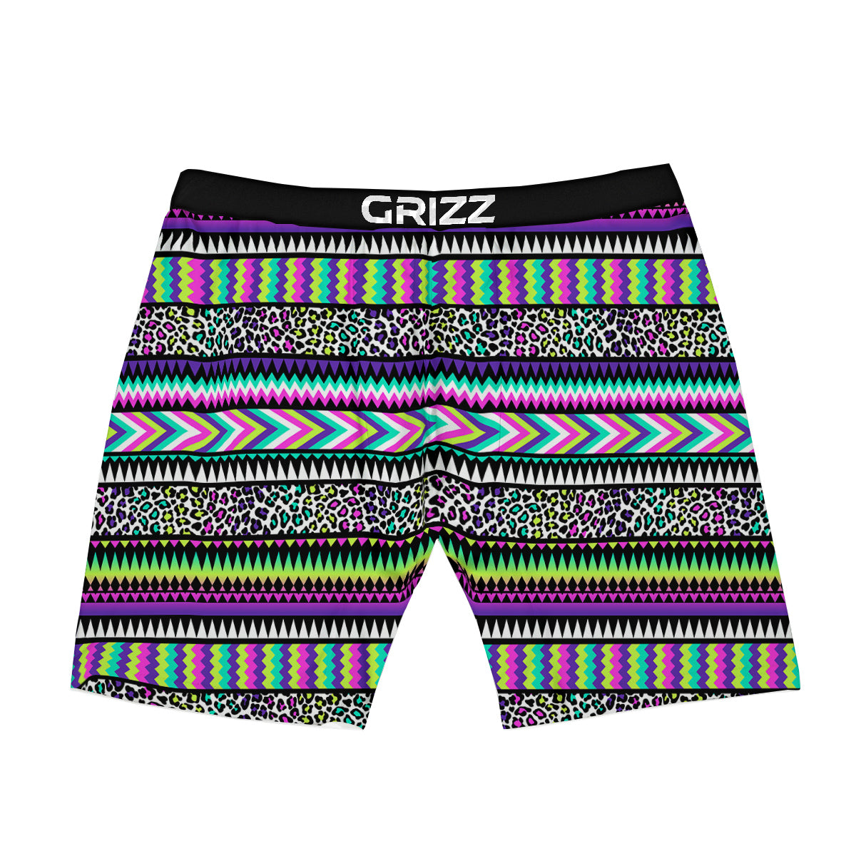 Navajo Tribal Colorful Leopard Print Boxer Briefs-grizzshop