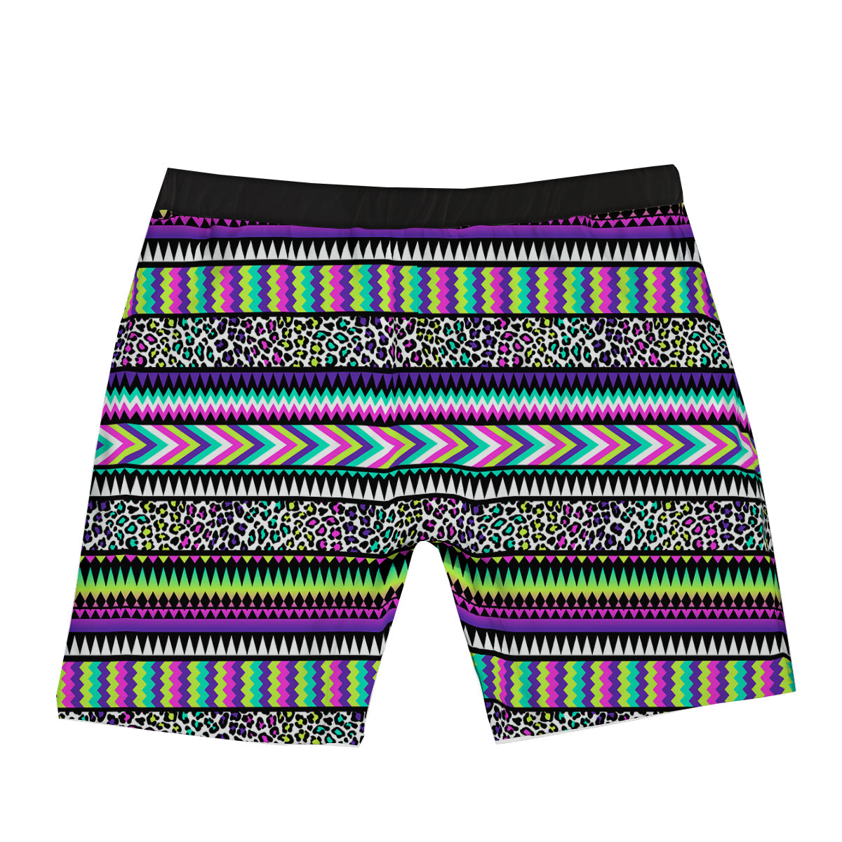 Navajo Tribal Colorful Leopard Print Boxer Briefs-grizzshop