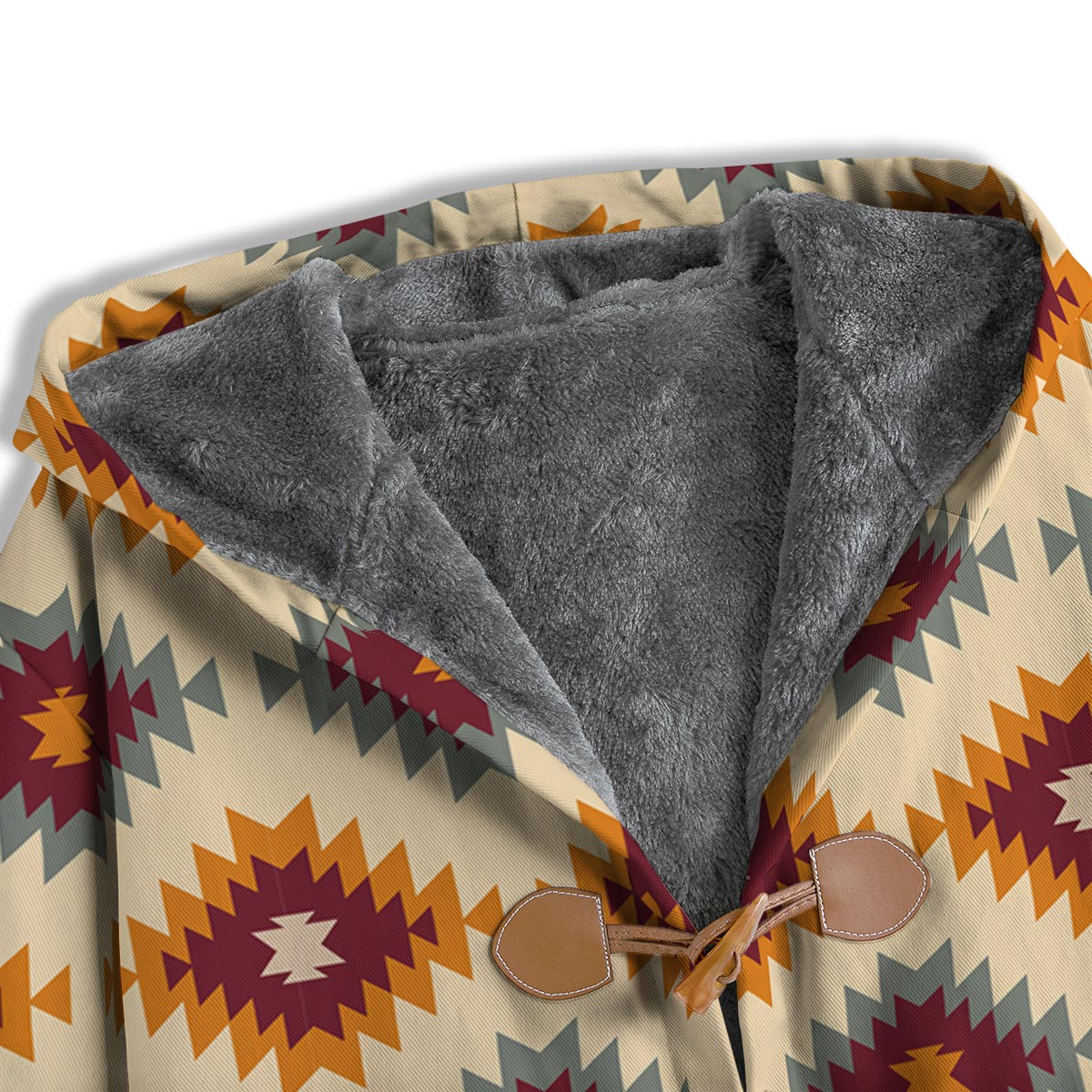 Navajo Tribal Southwestern Print Pattern Men's Windbreaker Jacket-grizzshop