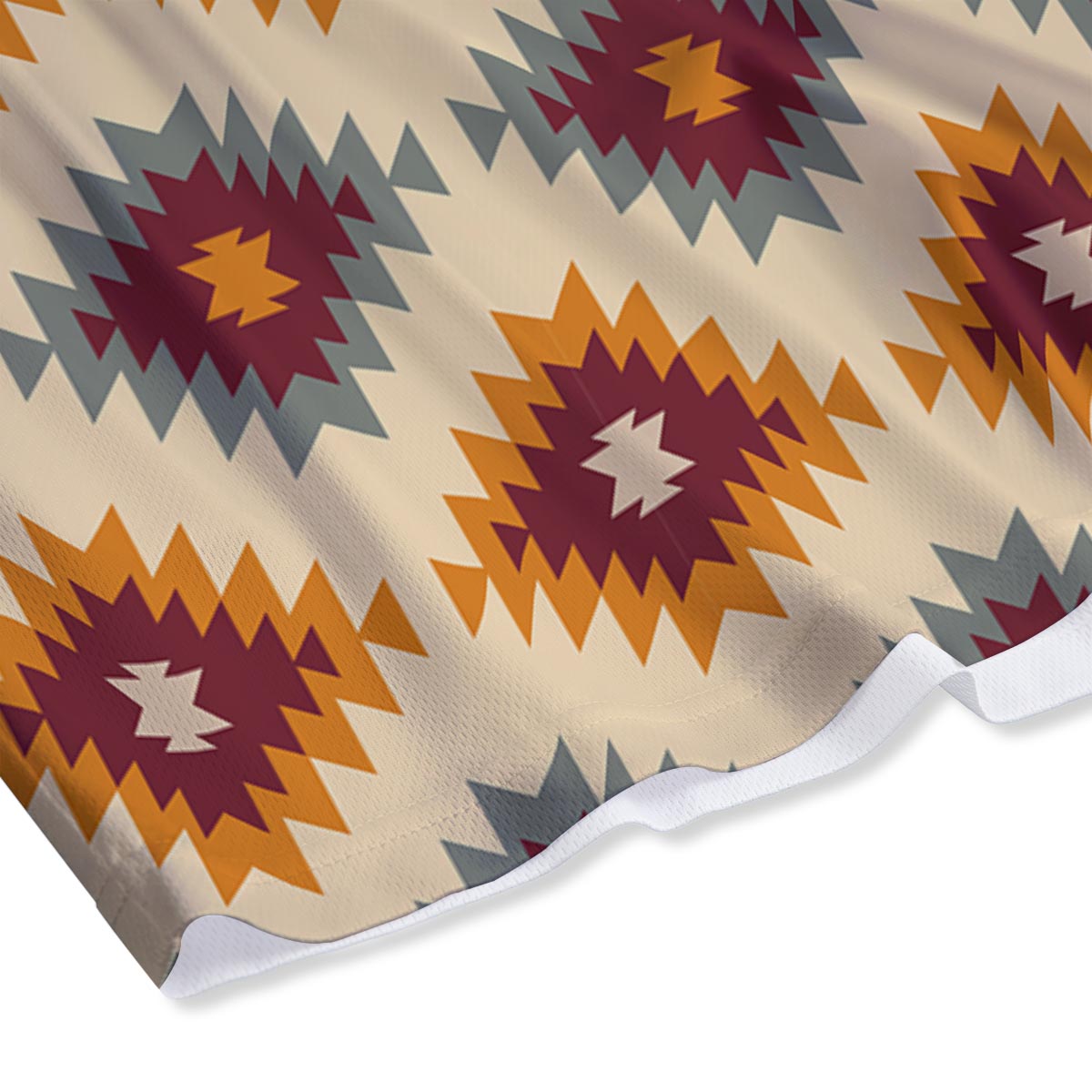 Navajo Tribal Southwestern Print Pattern Mesh Shorts