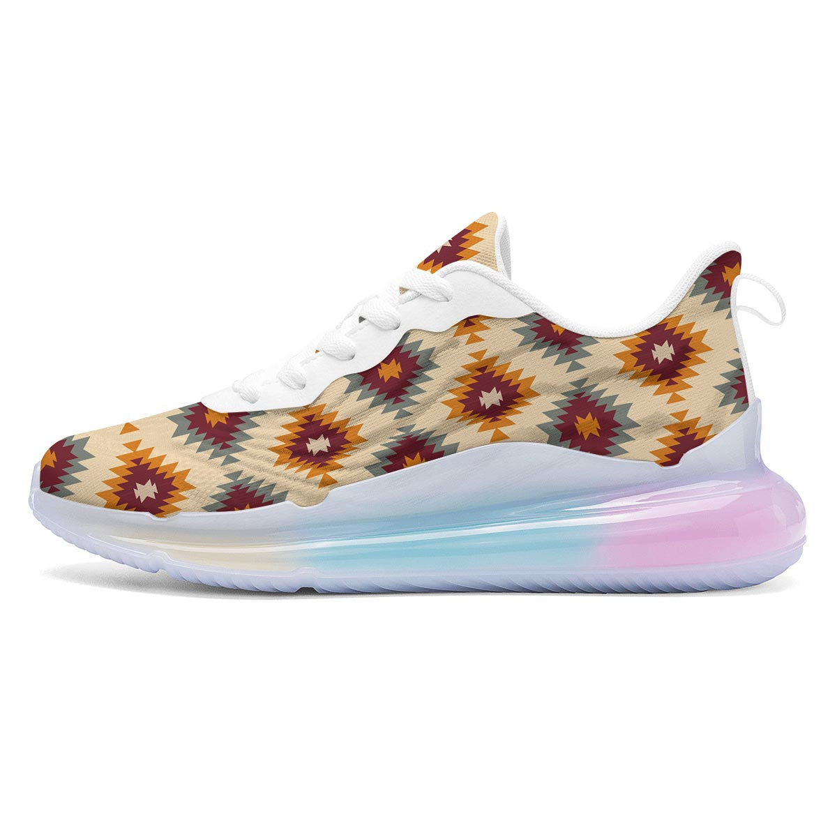 Navajo Tribal Southwestern Print Pattern Running Sneakers-grizzshop