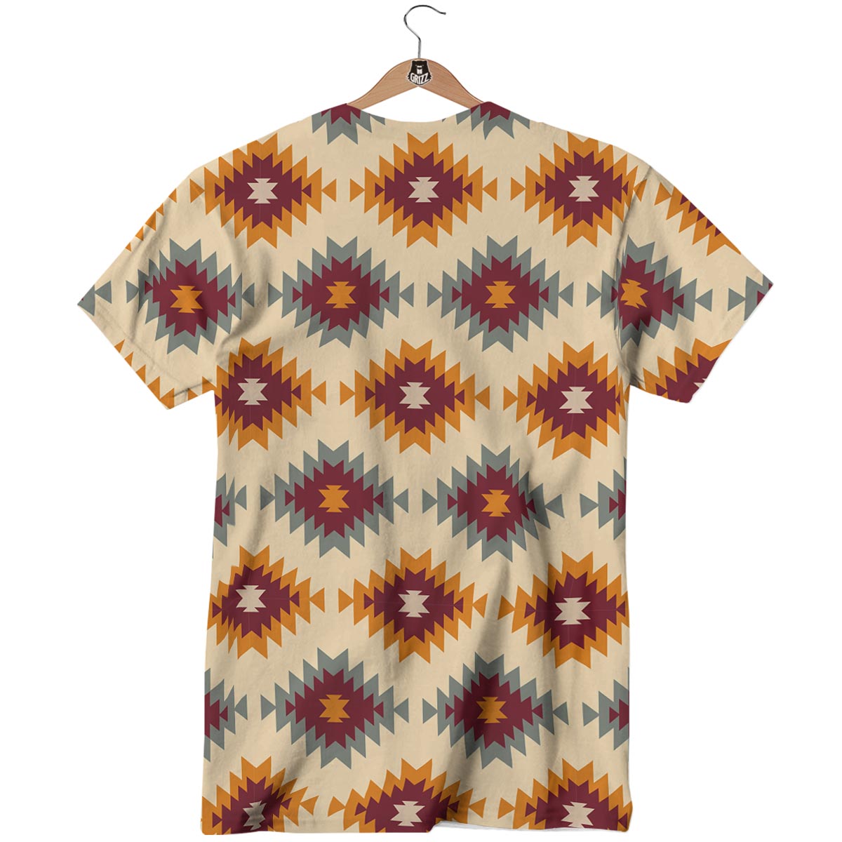 Navajo Tribal Southwestern Print Pattern T-Shirt-grizzshop