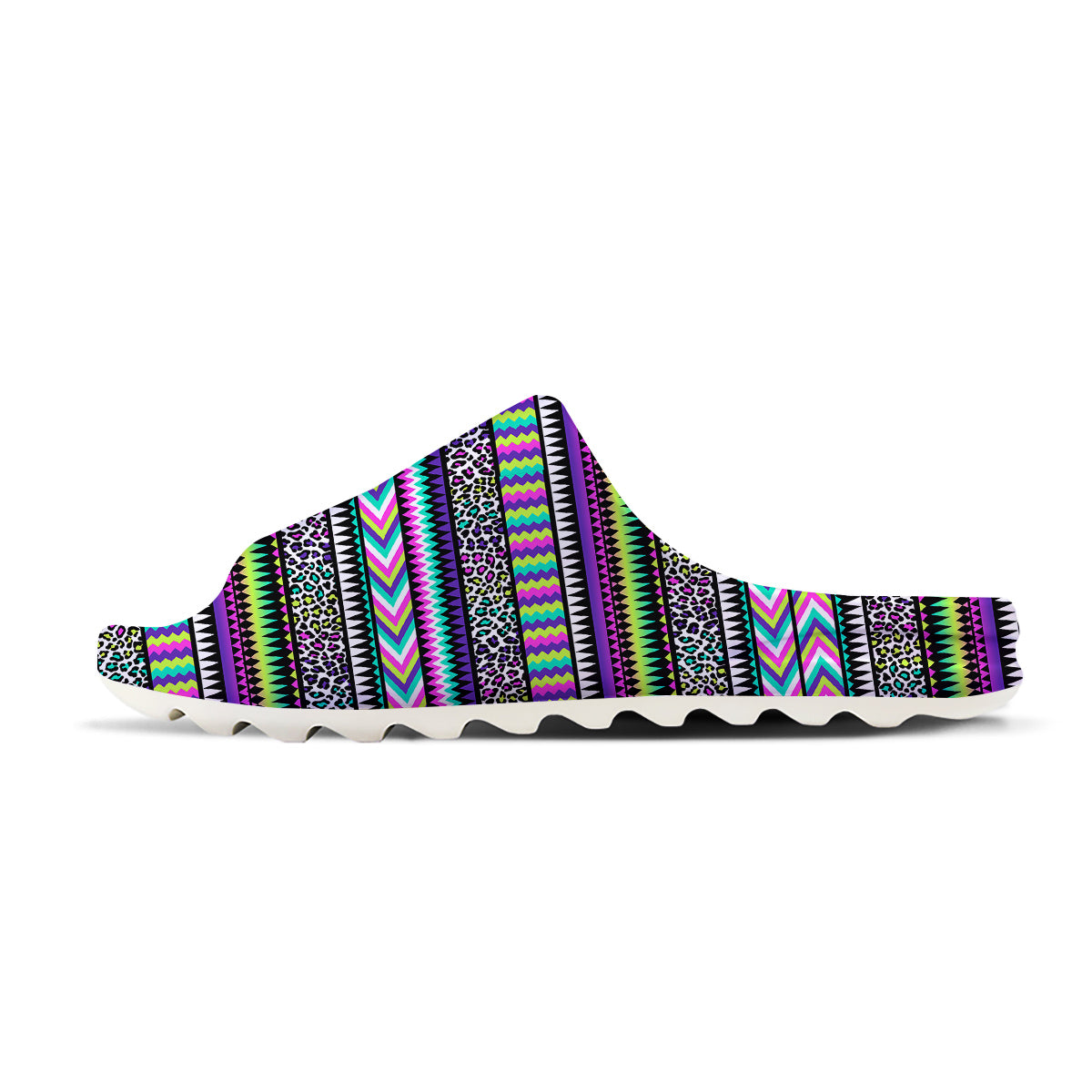 Navajo Tribal Colorful Leopard Print Sandals-grizzshop