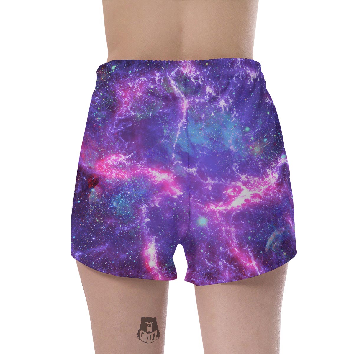 Nebula Galaxy Space Women's Shorts-grizzshop