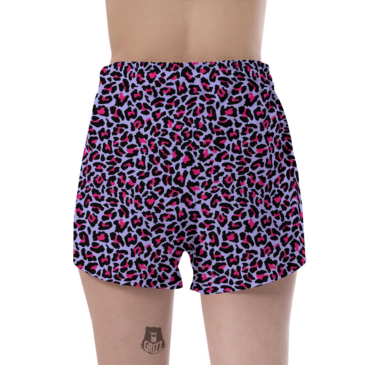 Neon Leopard Women's Shorts-grizzshop