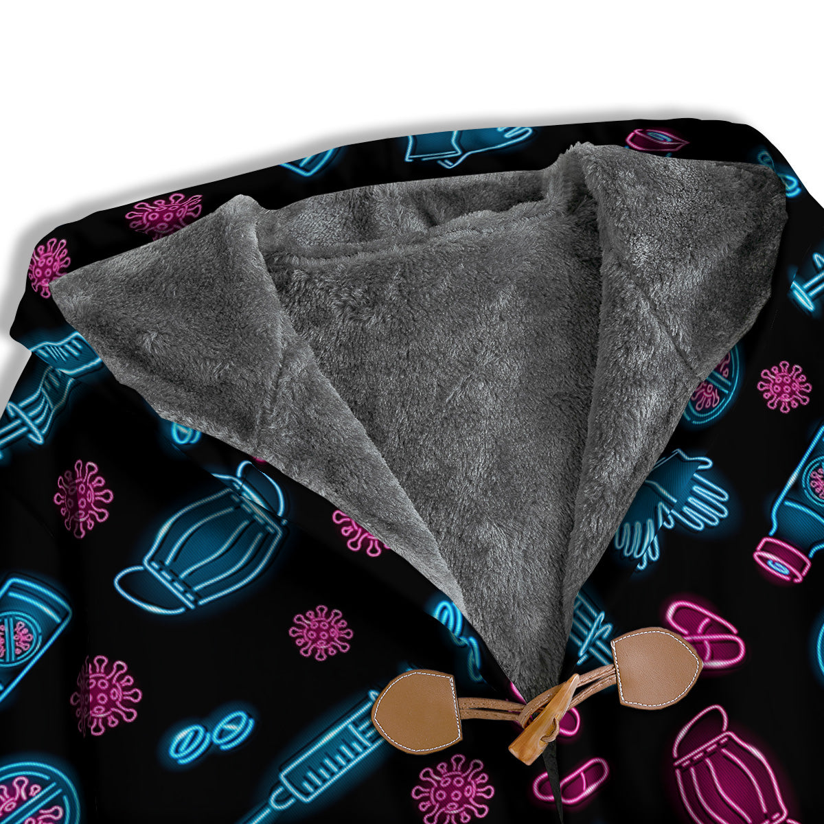 Neon Medical Equipment Print Pattern Men's Windbreaker Jacket-grizzshop