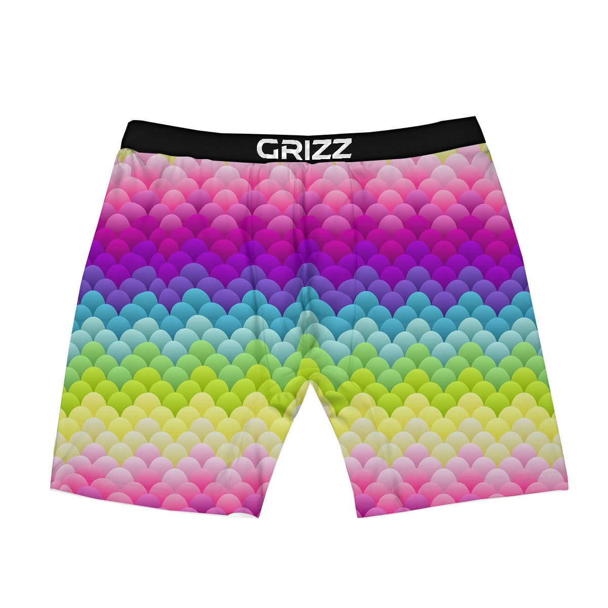 Neon Rainbow Light Blobs Print Pattern Boxer Briefs-grizzshop