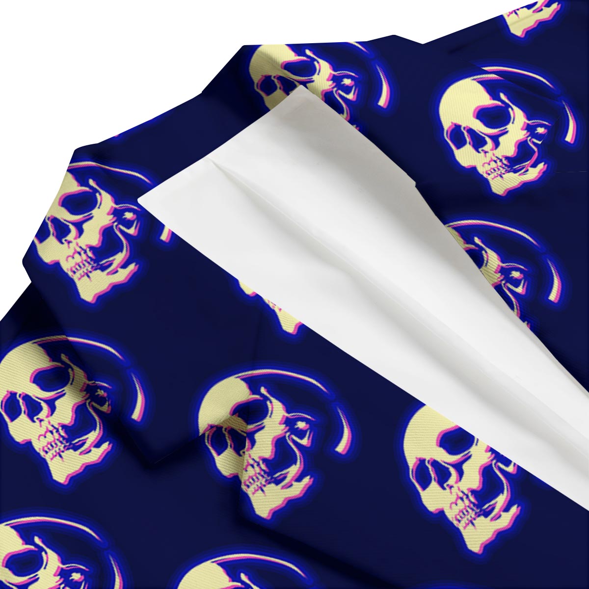 Neon Skull Men's Blazer-grizzshop