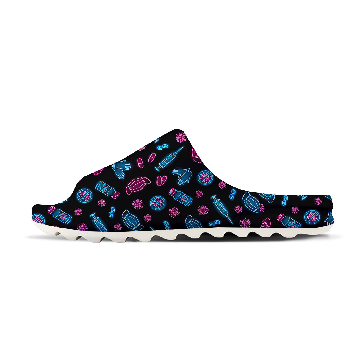 Neon Medical Equipment Print Pattern Sandals-grizzshop