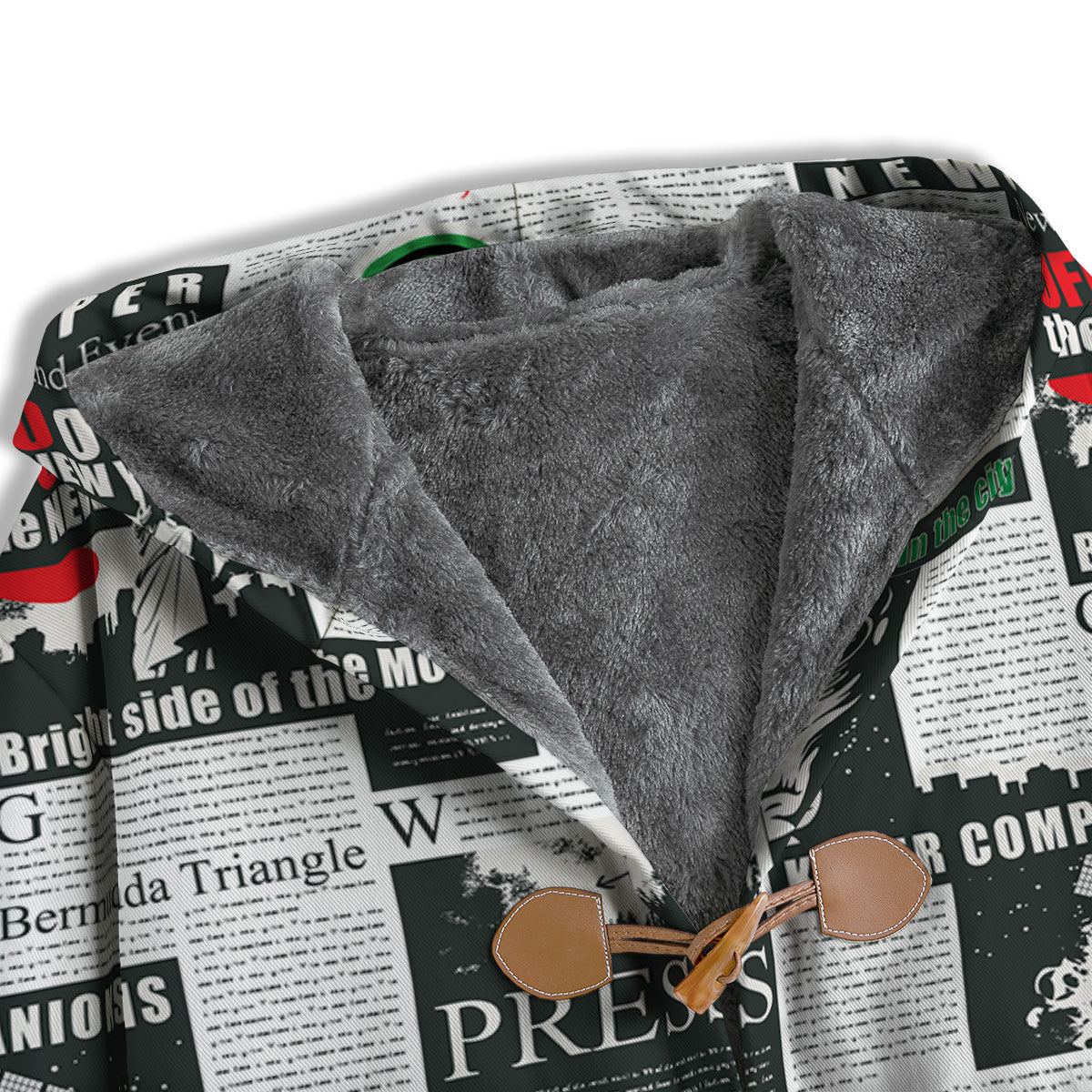 Newspaper Headlines Alien Print Pattern Men's Windbreaker Jacket-grizzshop