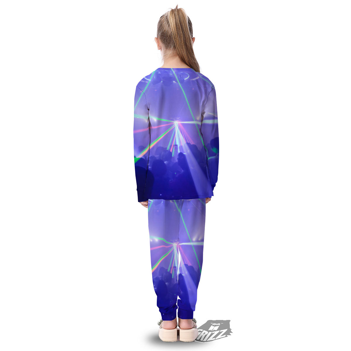 Nightclub EDM Party Print Kid's Pajamas-grizzshop