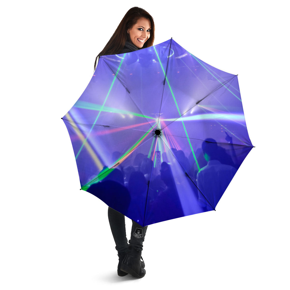 Nightclub EDM Party Print Umbrella-grizzshop