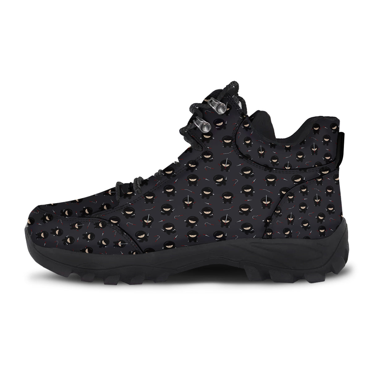 Ninja Cute Print Pattern Hiking Shoes-grizzshop