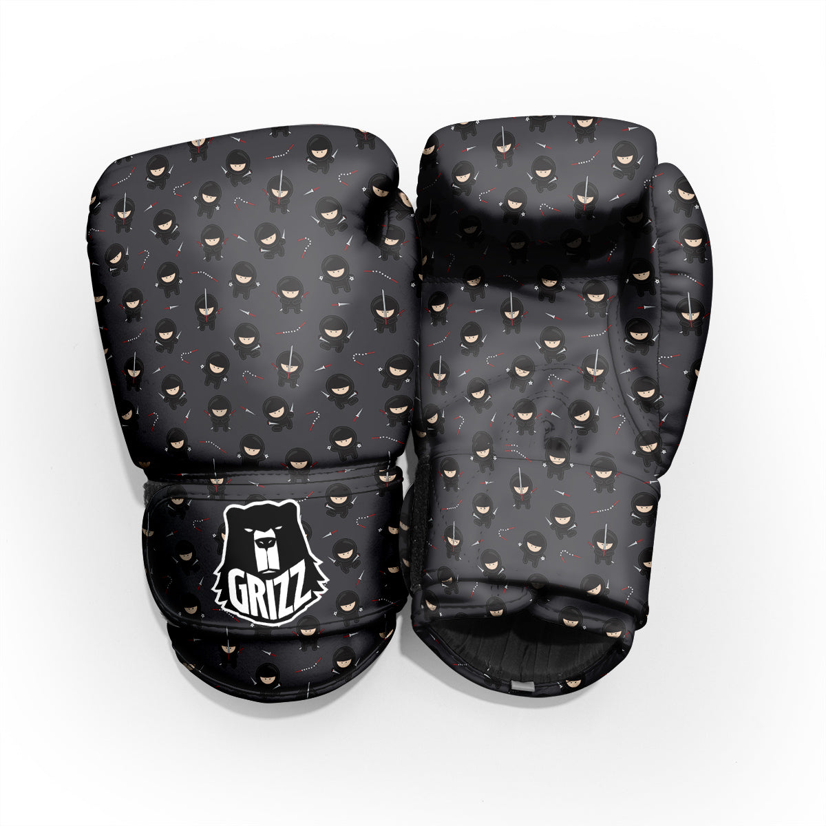 Ninja Cute Print Pattern Sparring Gloves-grizzshop