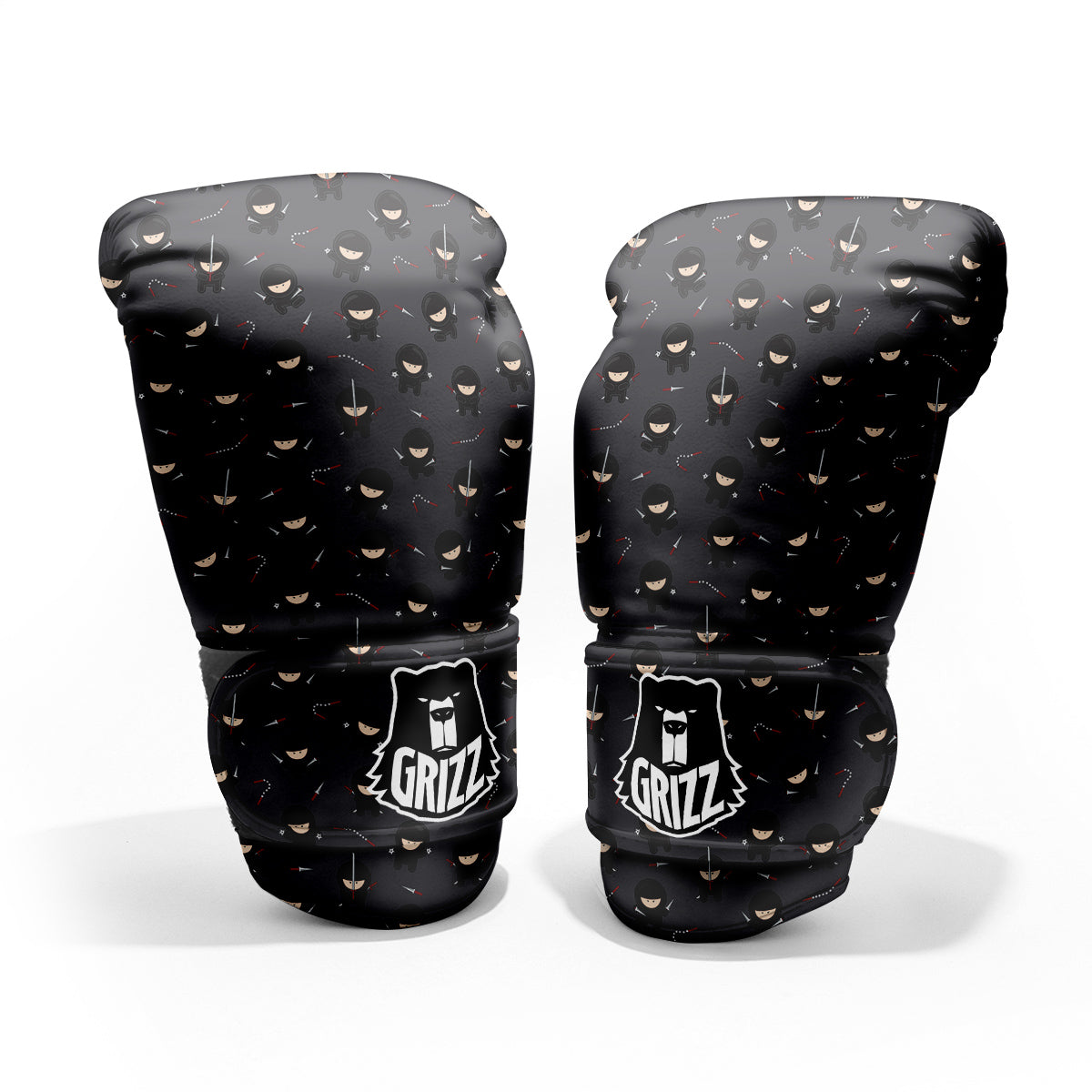 Ninja Cute Print Pattern Sparring Gloves-grizzshop