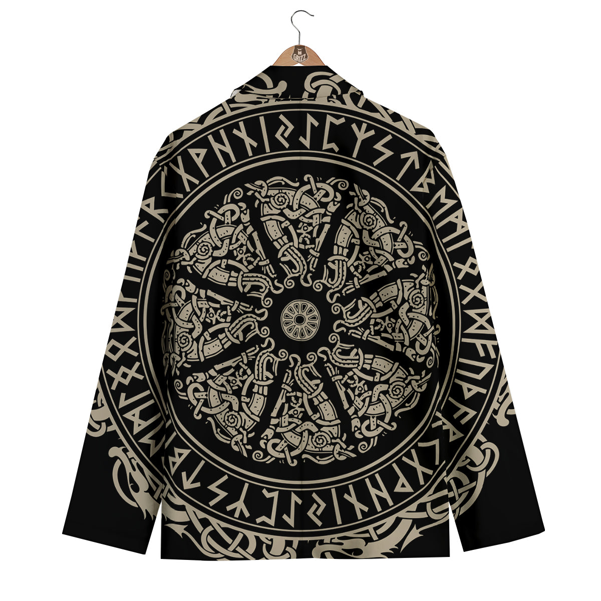 Norse Viking Shield Men's Blazer-grizzshop